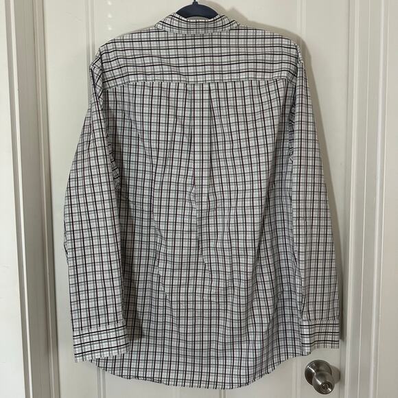 Duluth Men's Magnet Wrinklefighter Relaxed Fit Plaid Long Sleeve Shirt Large - Picture 2 of 10